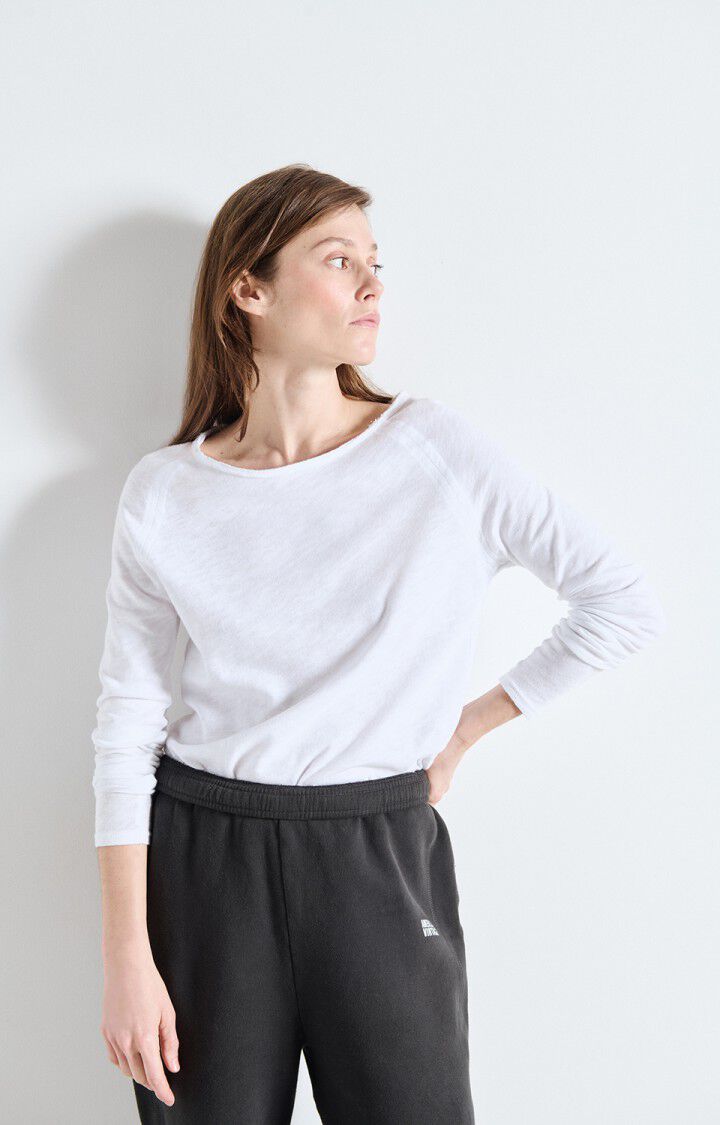 Women's Sonoma Wide Neck T-shirt Blanc