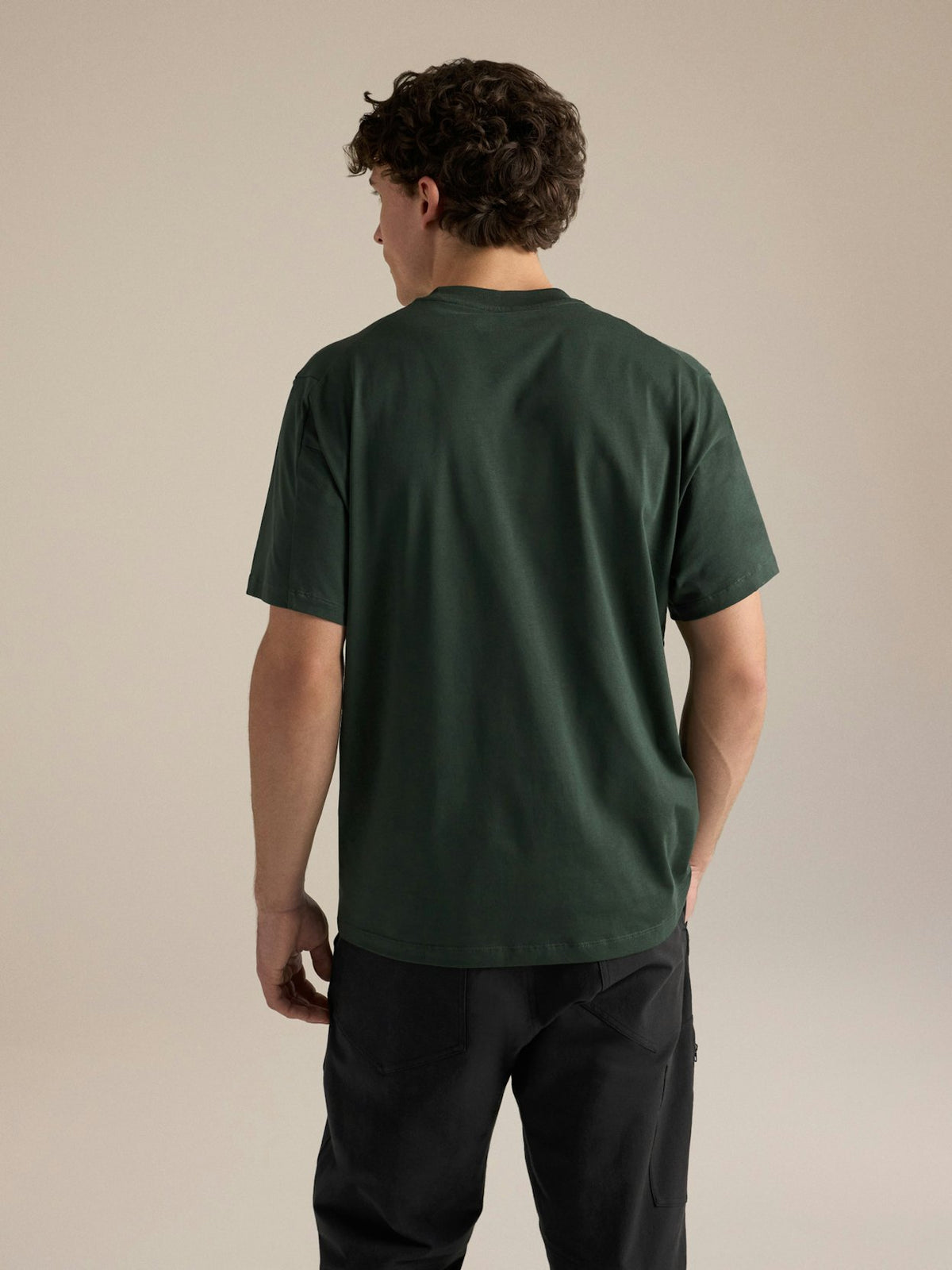 T-shirt Kragg SL Cotton Uomo Dark Jade