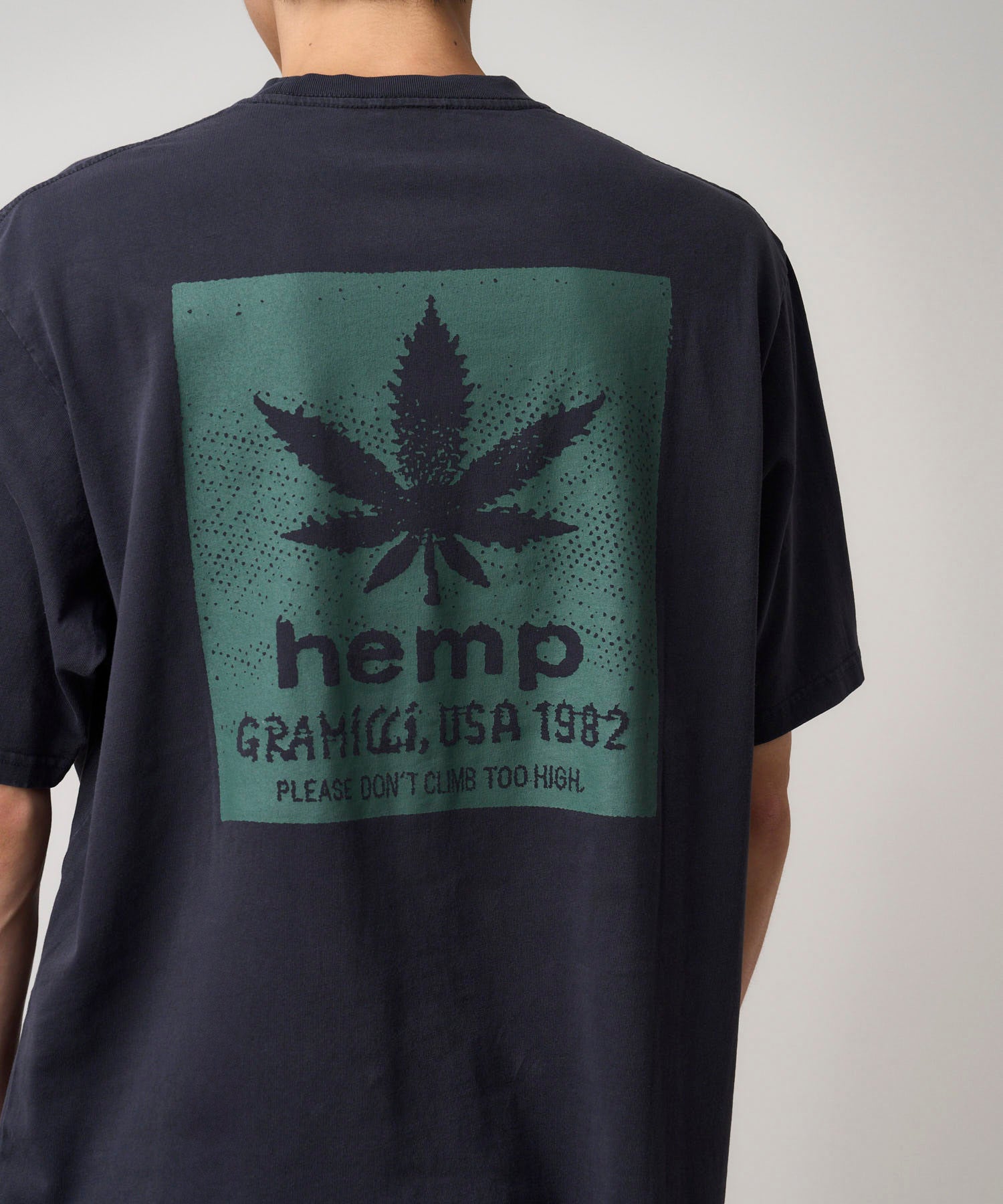 Hemp T-shirt Navy Pigment