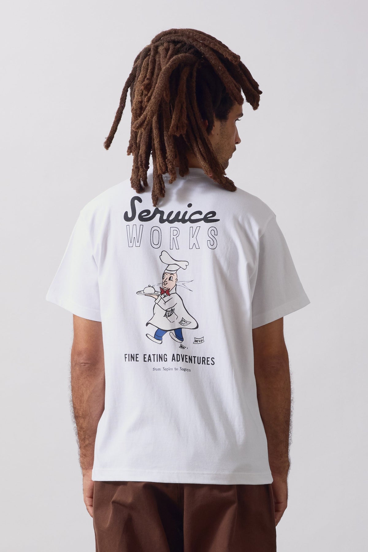 T-shirt Eating Adventures Uomo White