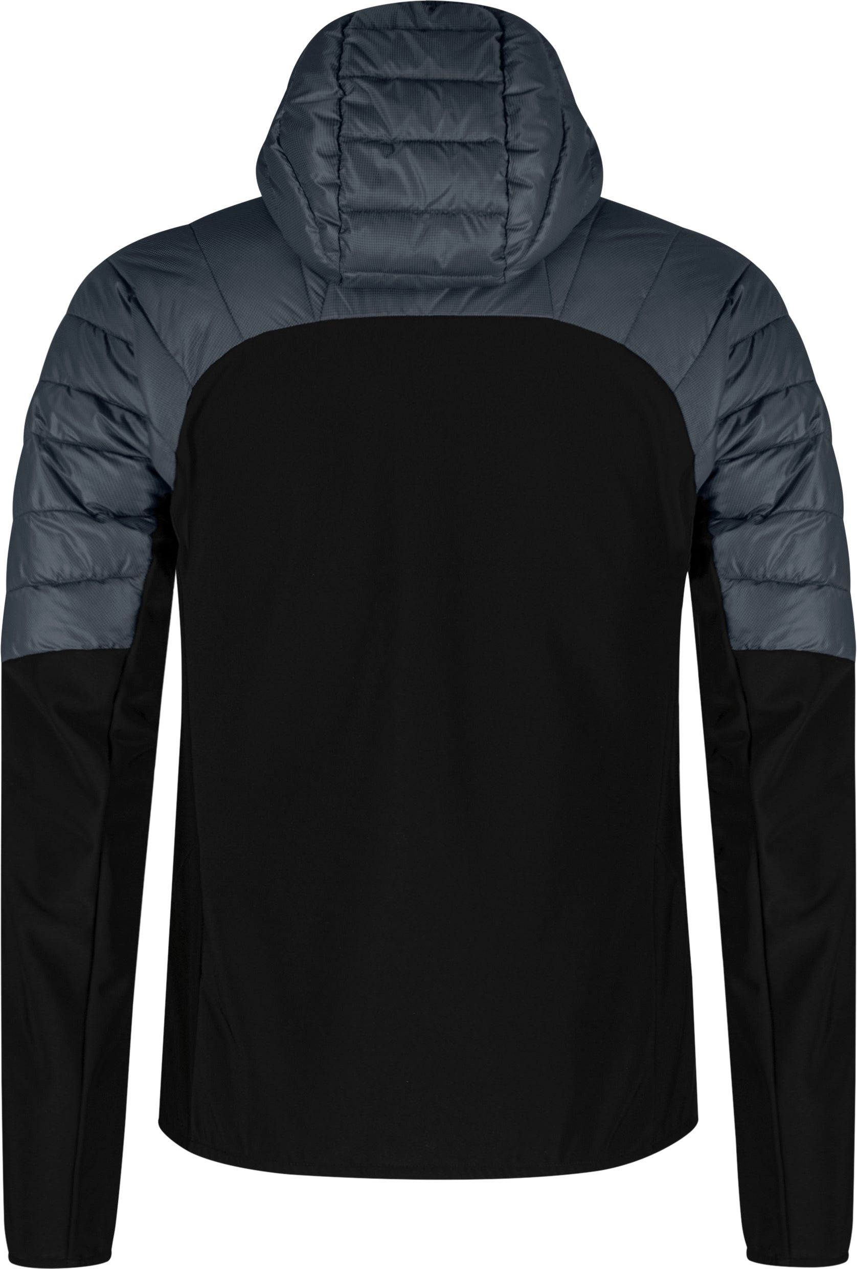 Men's Peak Hybrid Hooded Jacket Antracite/Orange