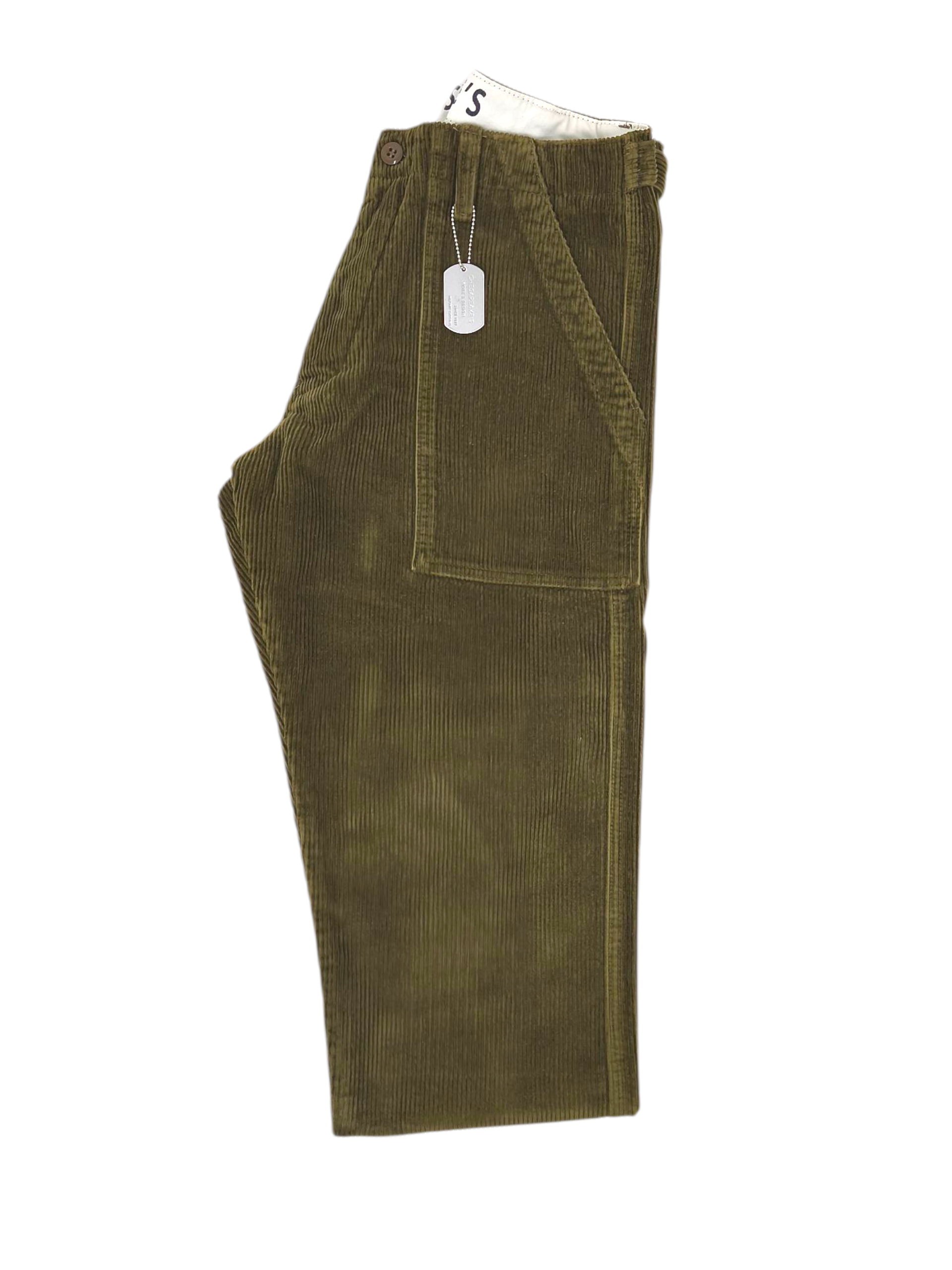 Pantaloni Corduroy Graves Uomo Army Green
