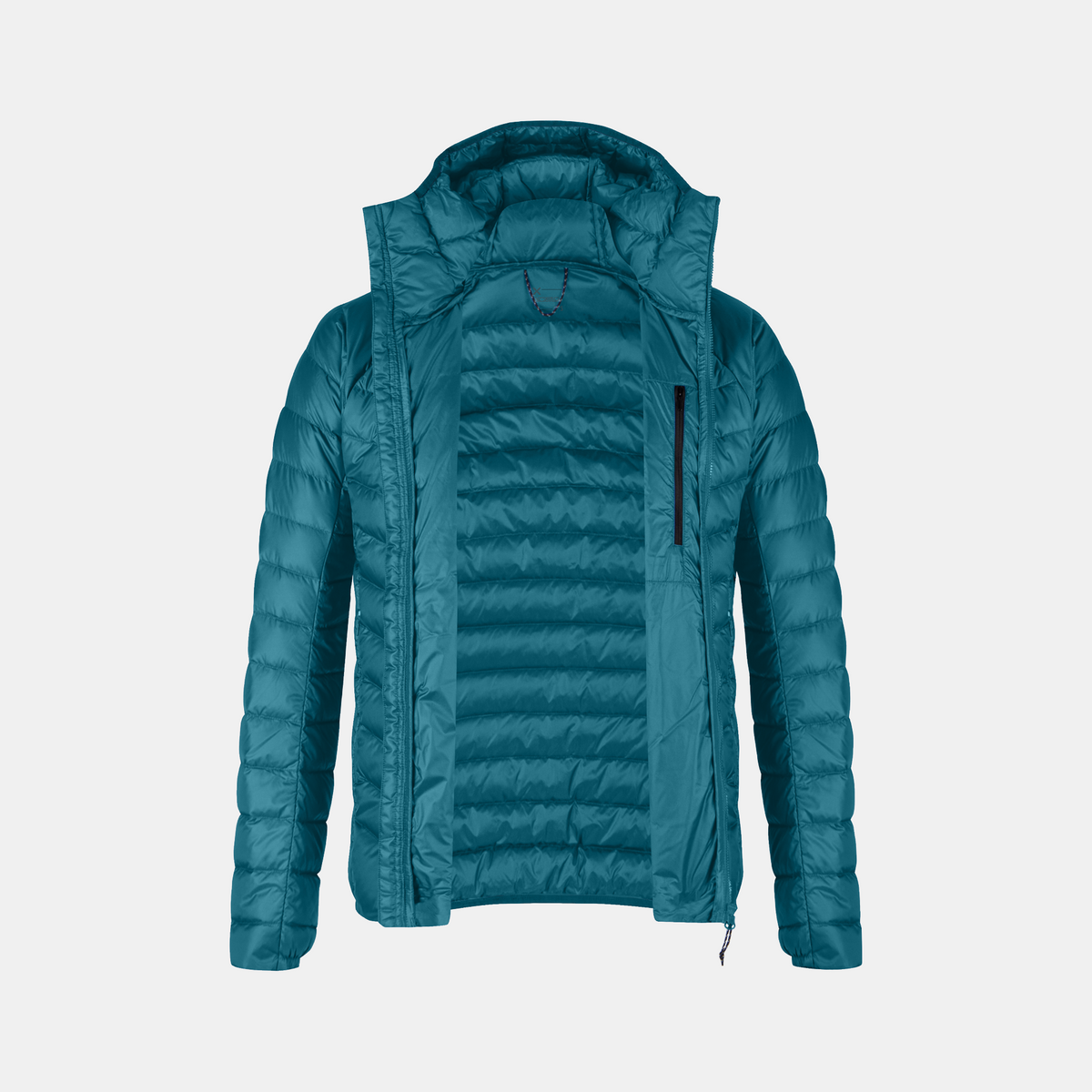 Giacca Breeze Hooded Duvet Uomo Steel Blue