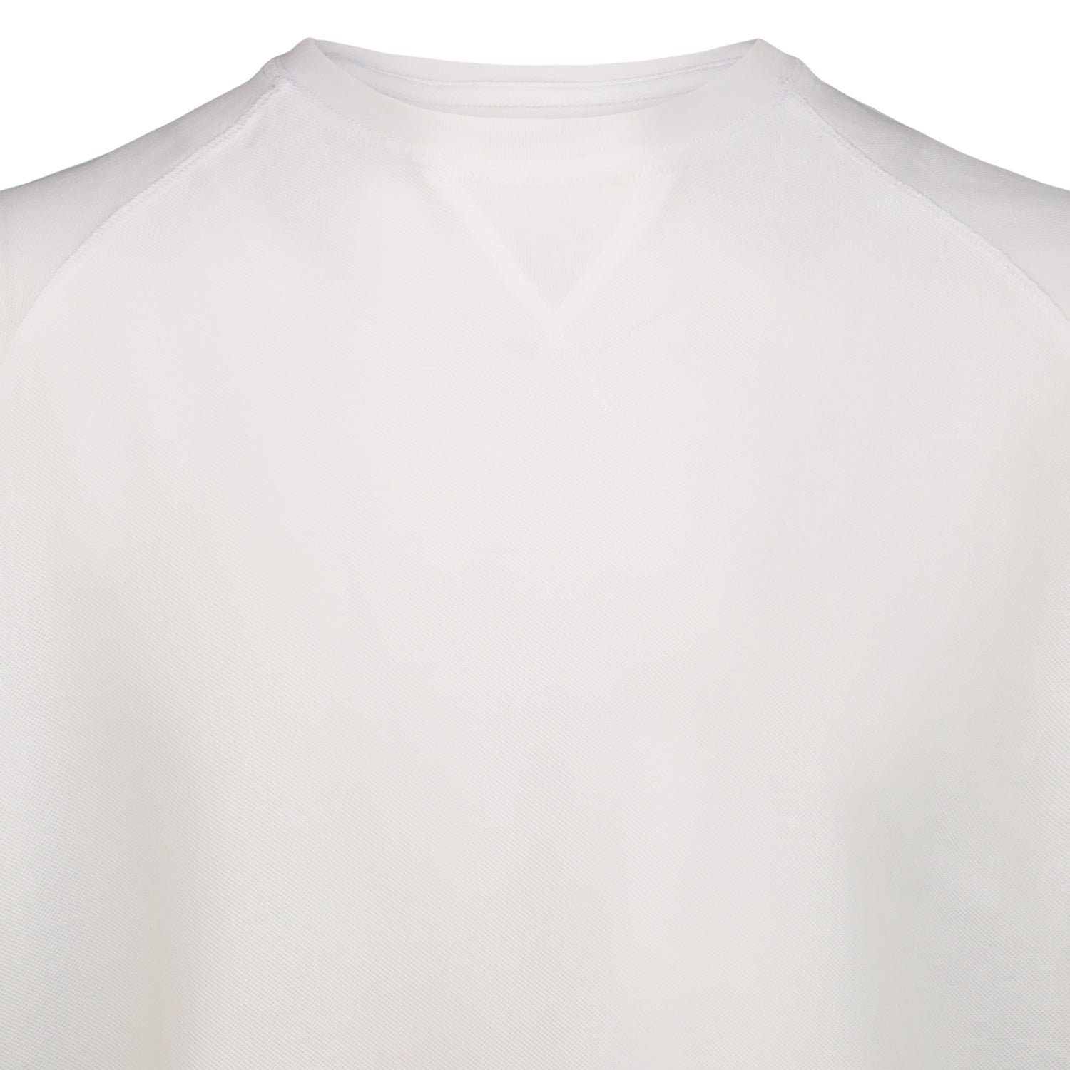 T-shirt Raglan Salem Piquet Uomo Bianca