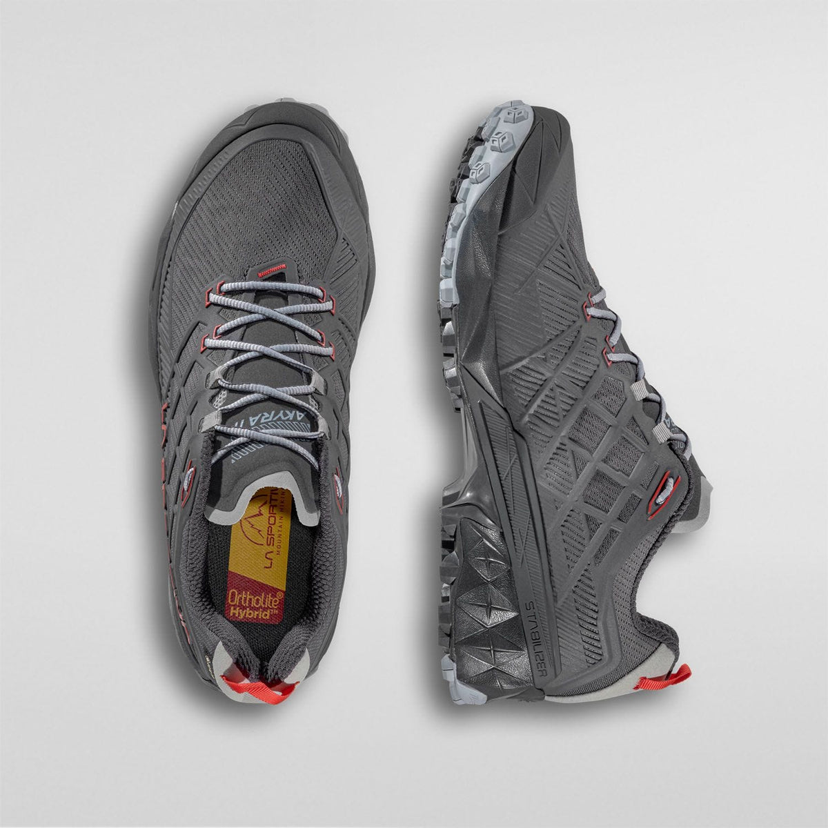 Men's Akyra II GTX Shoes Carbon/Muntain Red