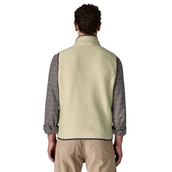 Mann Retro Pile Weste Pelican/Smolder Blue