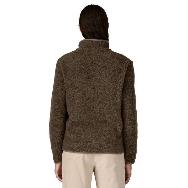Maglia Retro Pile Donna Otter Brown