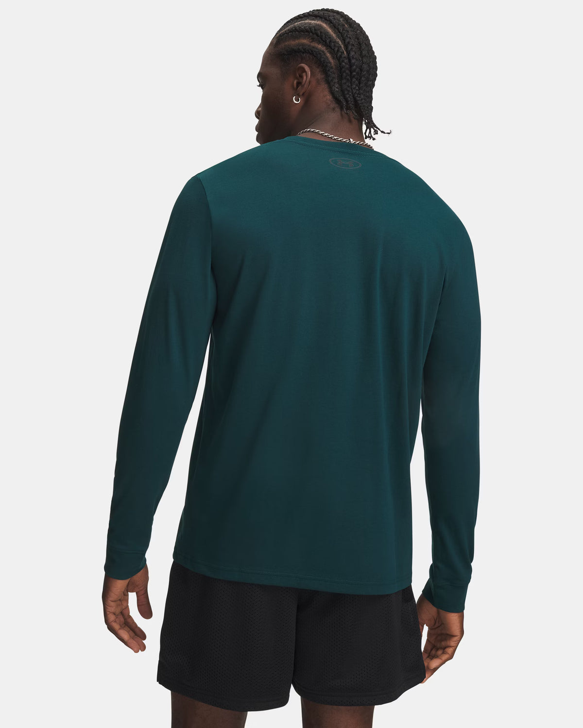Mann Left Chest Langarm T-shirt Arden Green