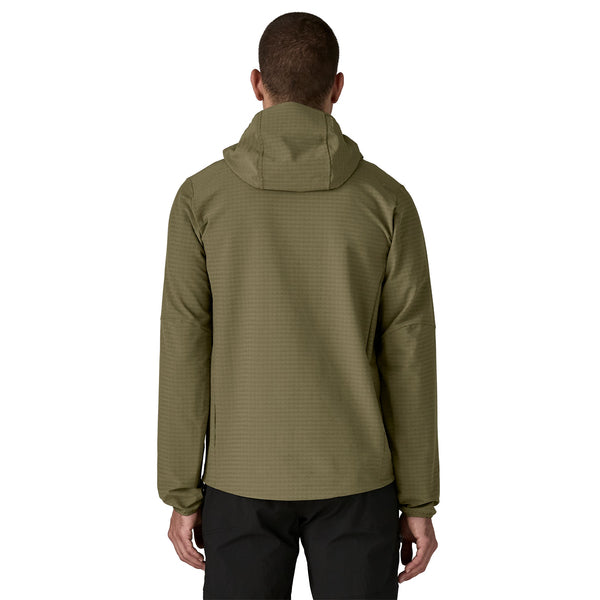 Chaqueta R1 TechFace Hoody Hombre Basin Green