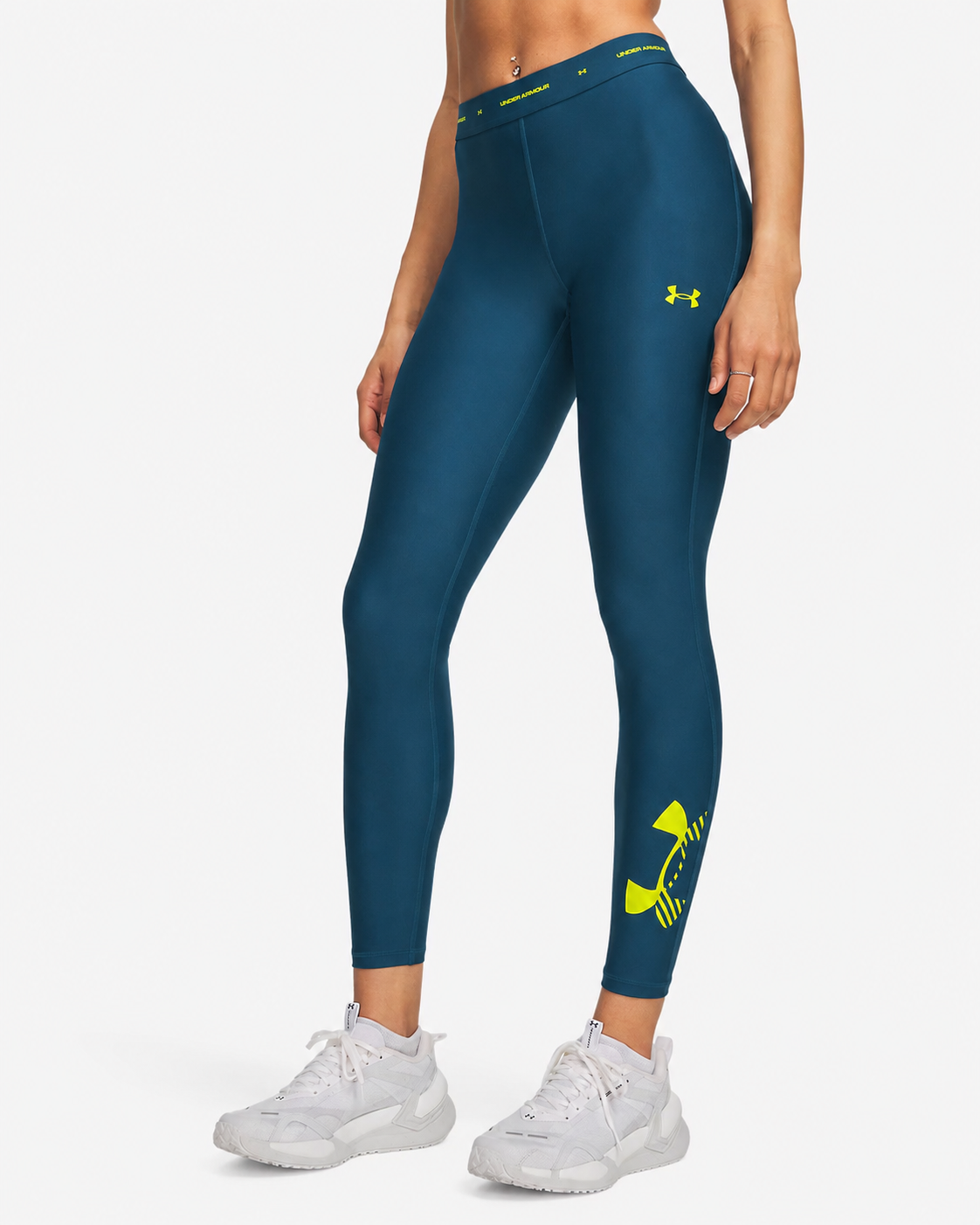 Frau HeatGear Graphic Leggings Arden Green
