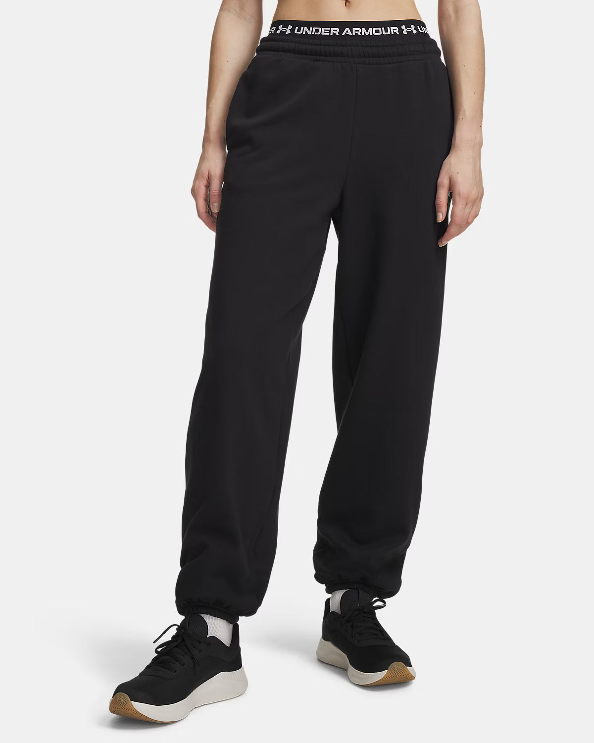 Pantaloni Icon Fleece Gym Donna Black