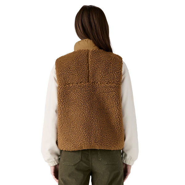 Gilet Classic Retro-X Fleece Donna Deer Brown