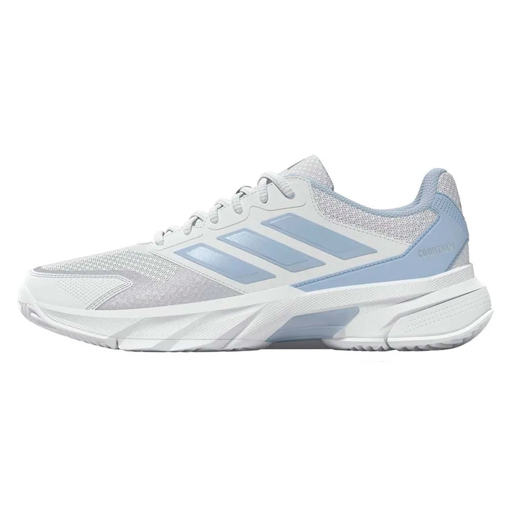 Scarpe CourtJam Control 3 Donna Footwear White/Crystal Sky/Silver Metallic