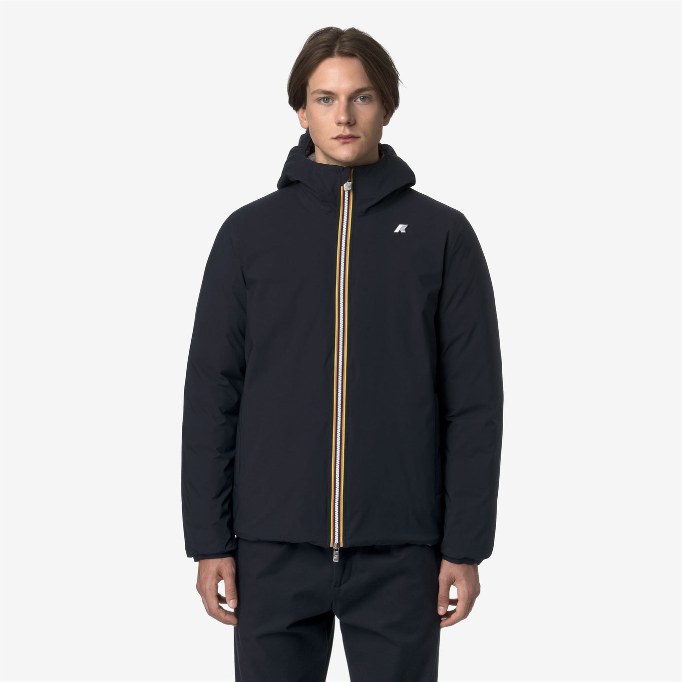 Men's Jack St Thermo Reversible Jacket Blue Depth/Green Oak