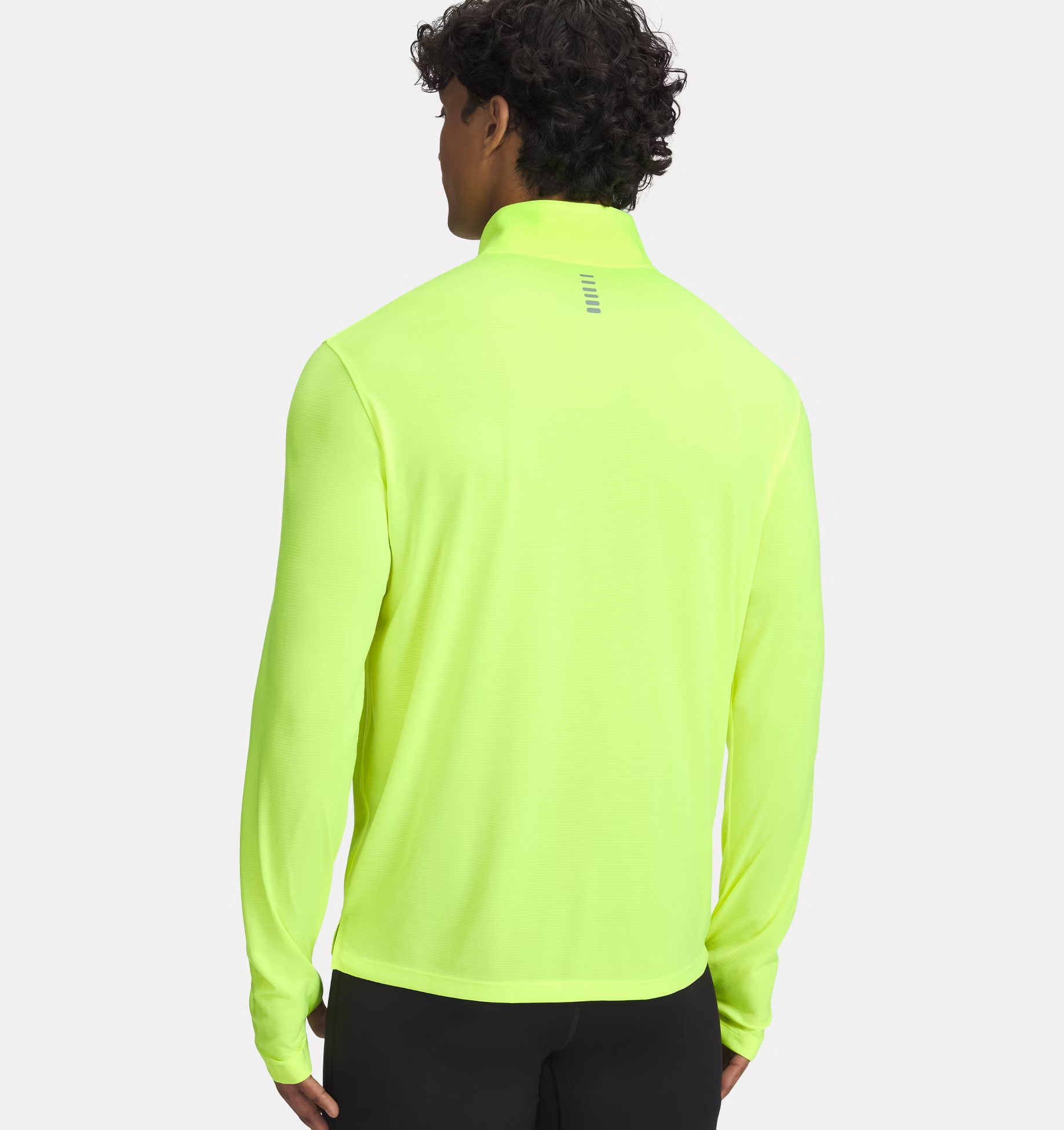 Maglia Launch 1/4 zip Uomo High Vis Yellow