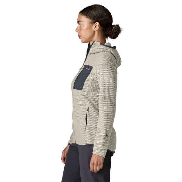 Frau R1 Air Full-Zip Hoody Pullover Birch White