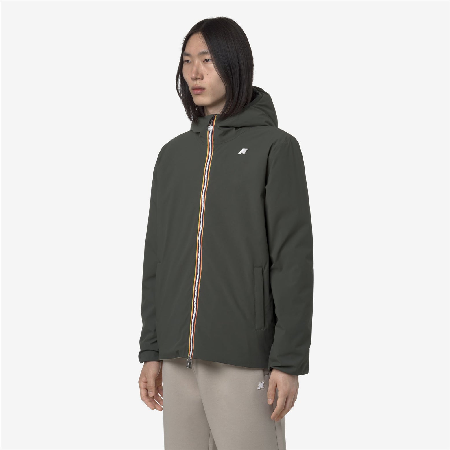 Giacca Jack St Warm Reversible Uomo Green Blackish/Green Oak