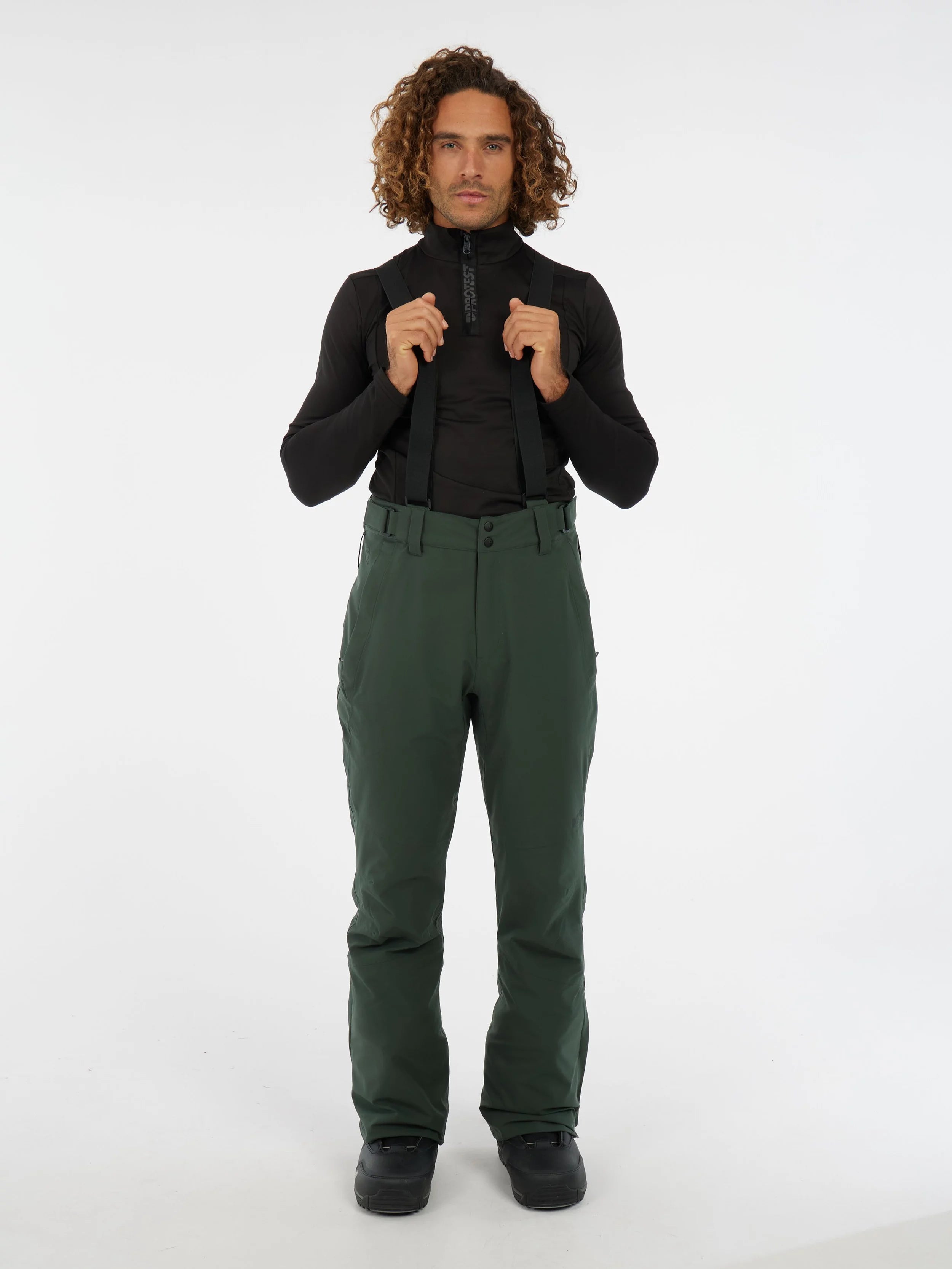 Pantaloni Mikado Uomo Kale Green