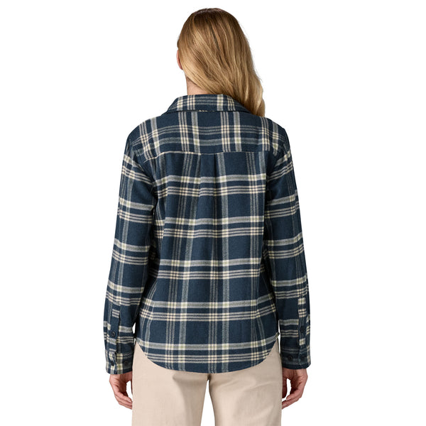 Camicia Fjord Flannel Donna Sunken Blue