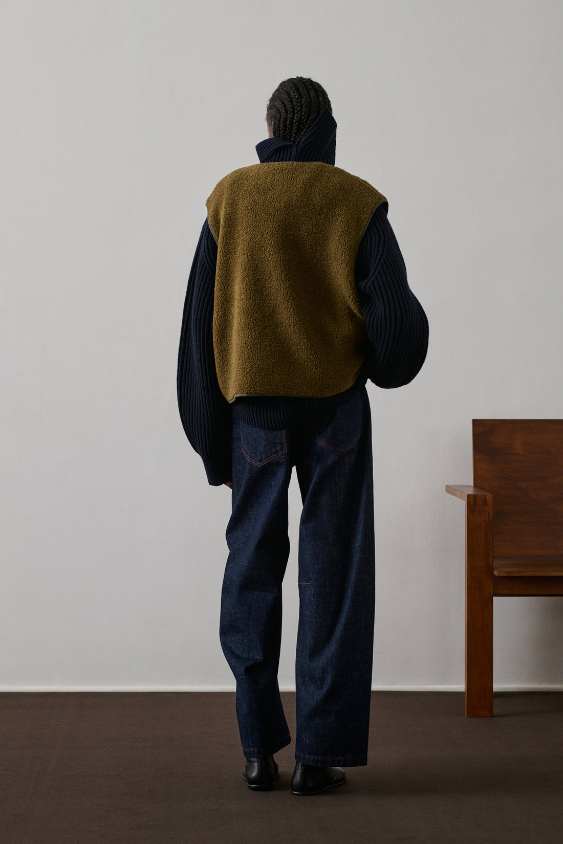 Frau Floyd Weste Khaki/Bronze
