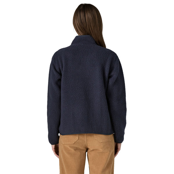 Frau Retro Pile Pullover Sunken Blue