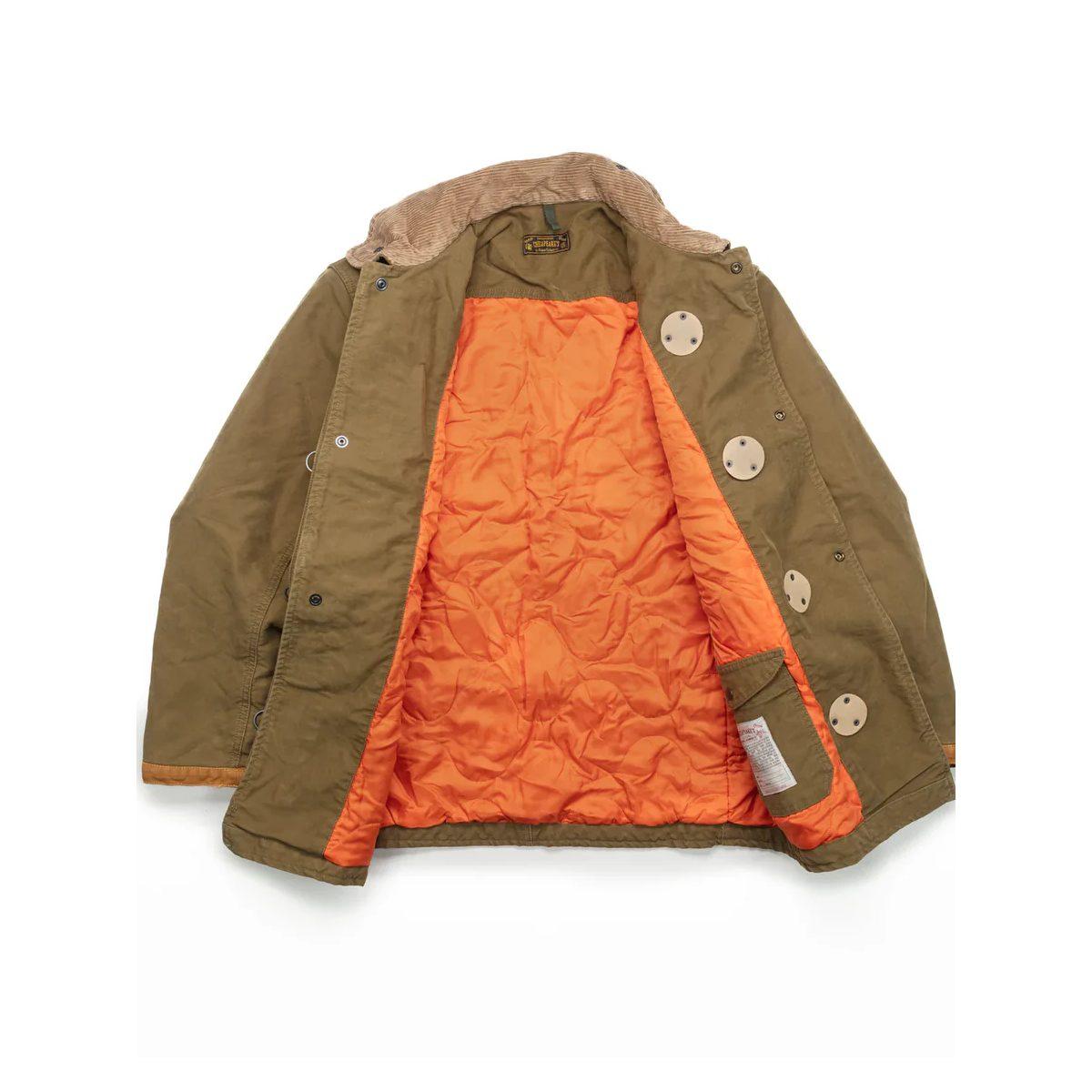 Mann Fireman Jungle Jacke Kakhi Green