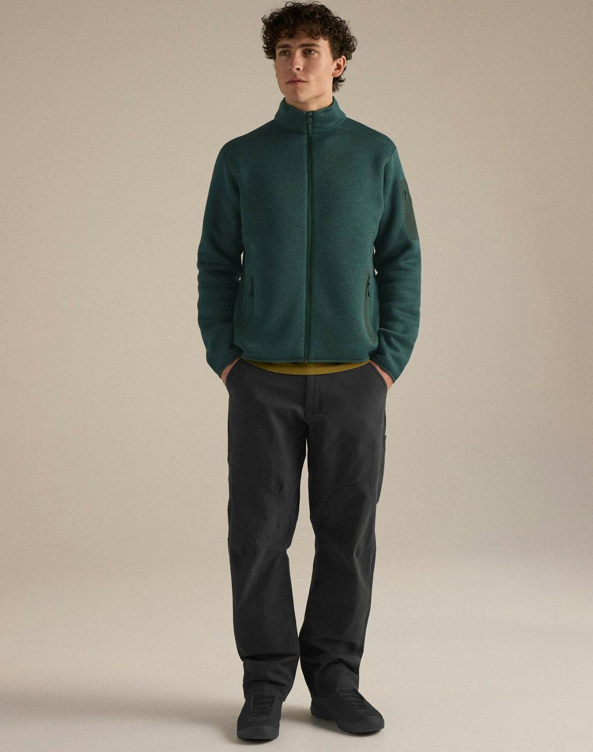 Maglia Covert Uomo Dark Jade