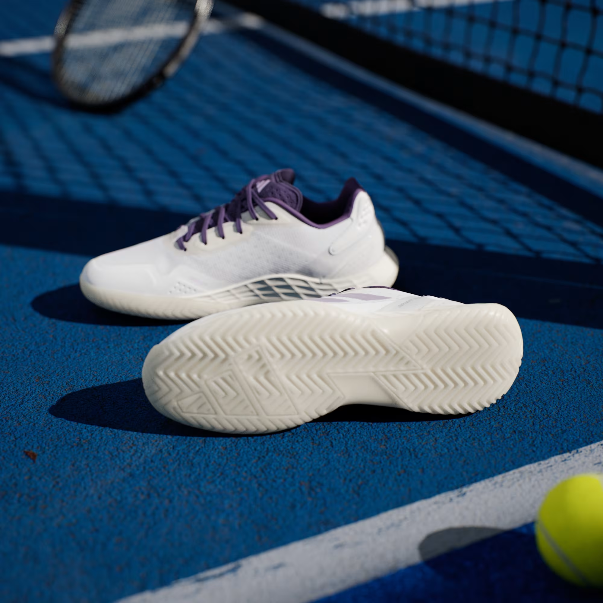 Chaussures de tennis Defiant Speed 2 Femme Cloud White/Powder Plum/Aurora Plum