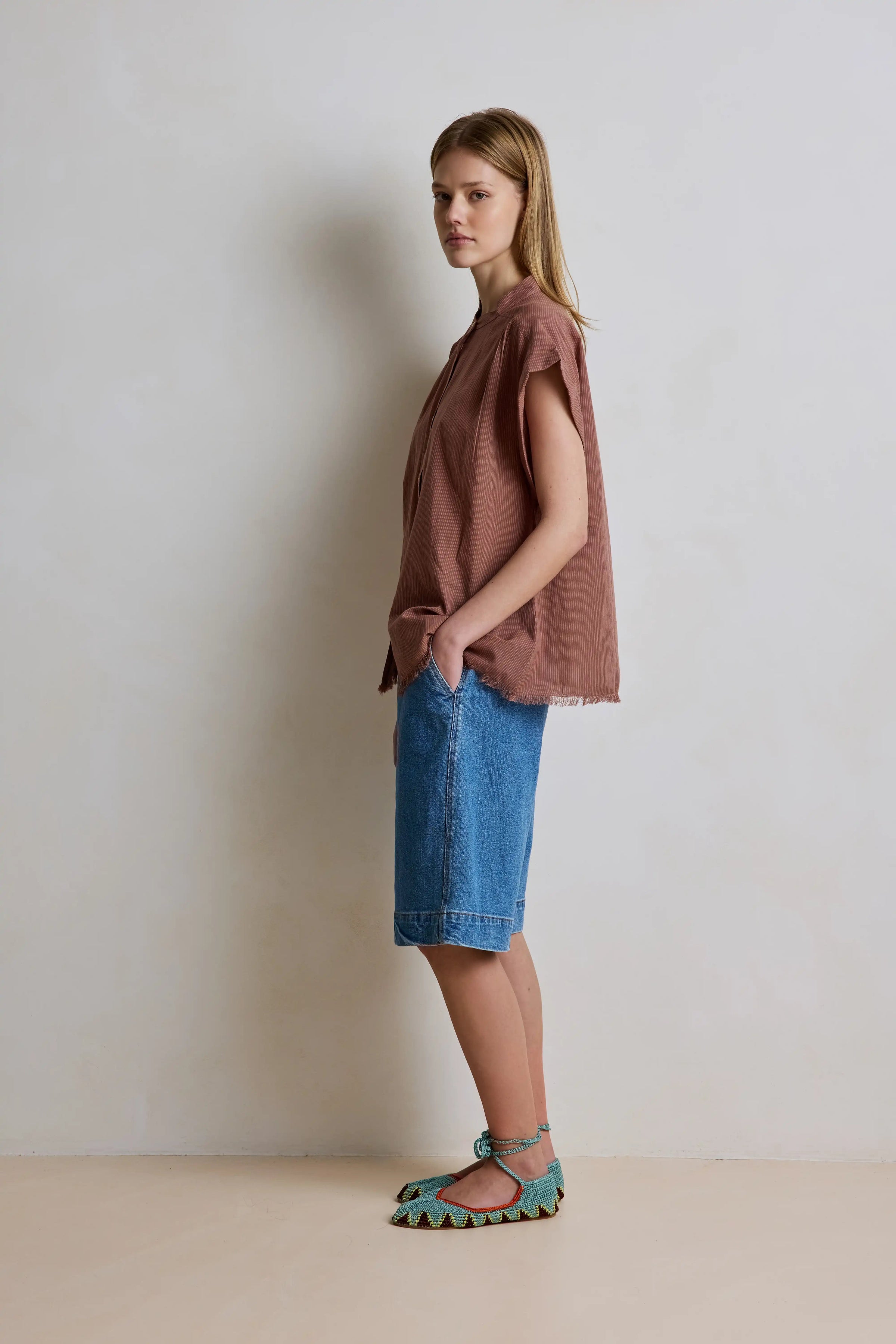 Camicia Amandine Donna Nut