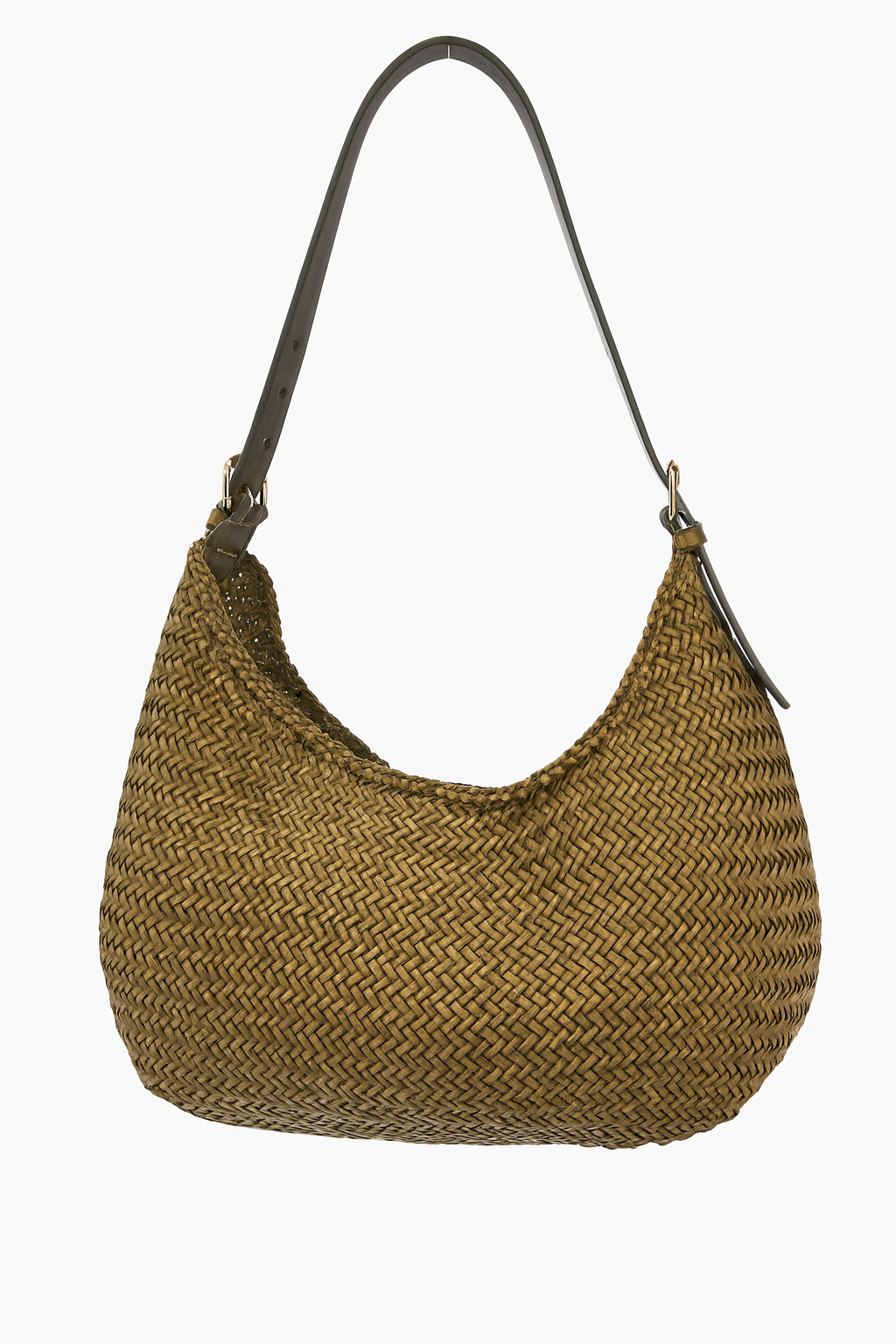 Borsa Mezza Luna Donna Khaki