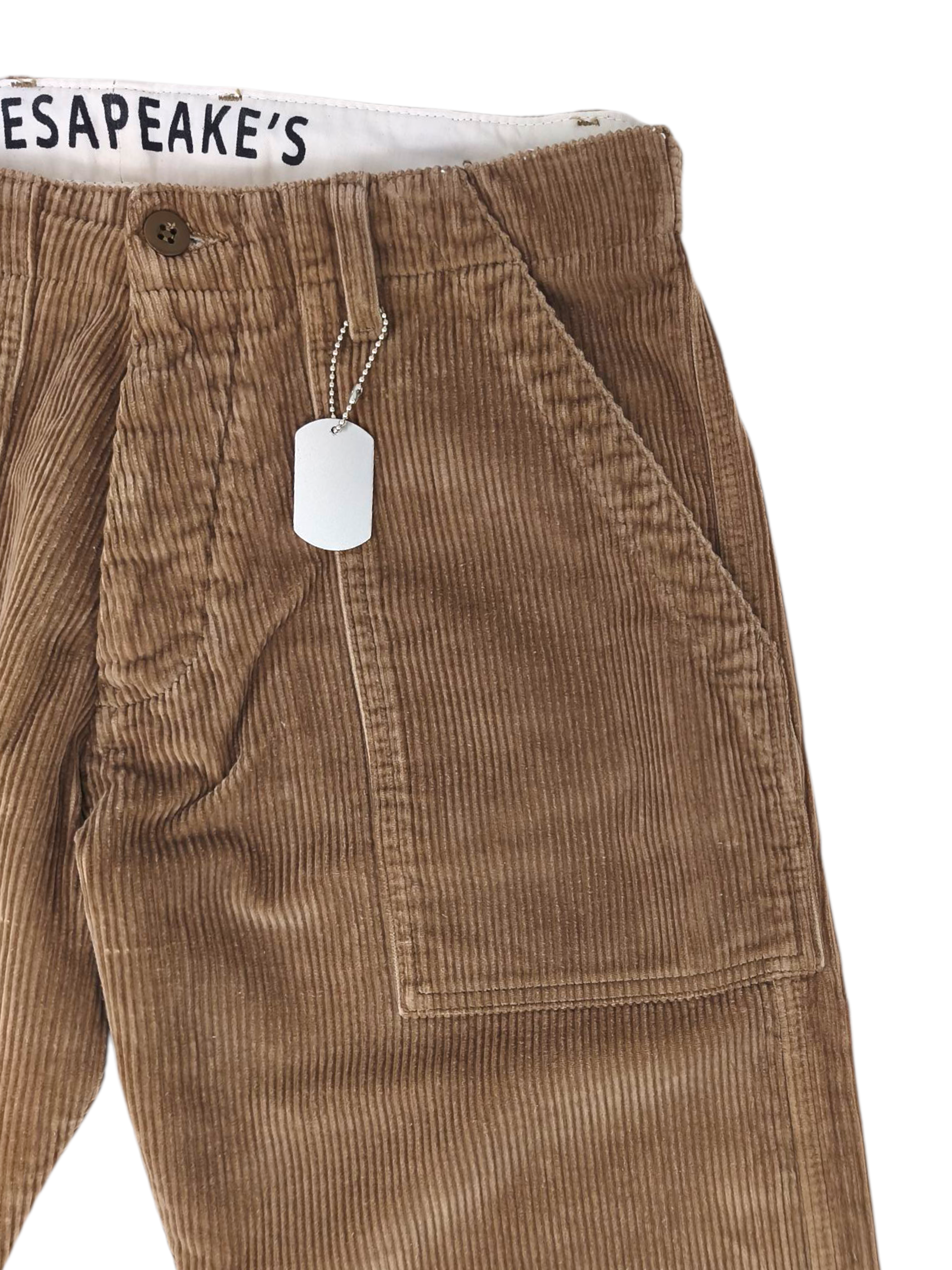 Pantaloni Corduroy Graves Uomo Camel