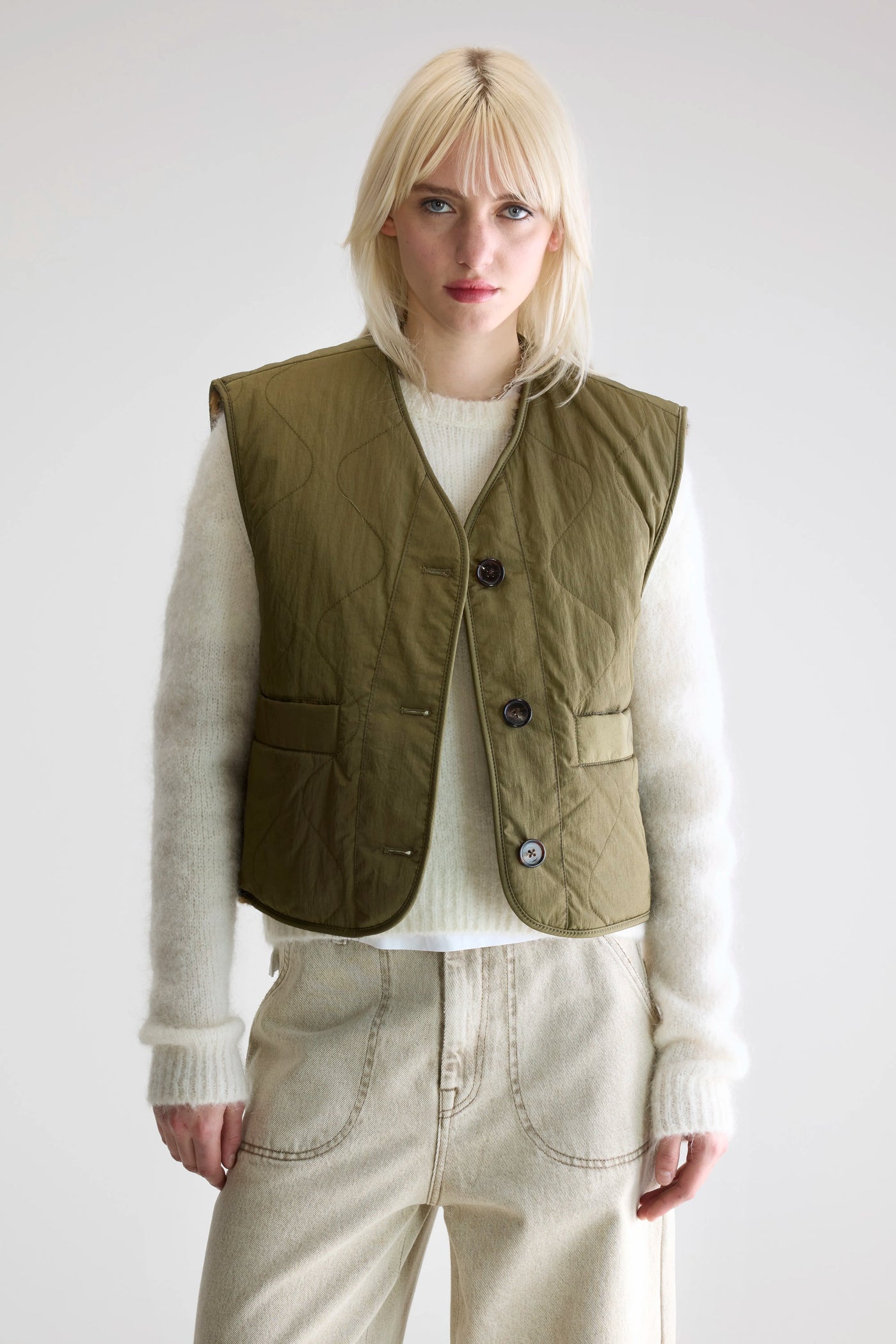 Frau Eloise Weste Army