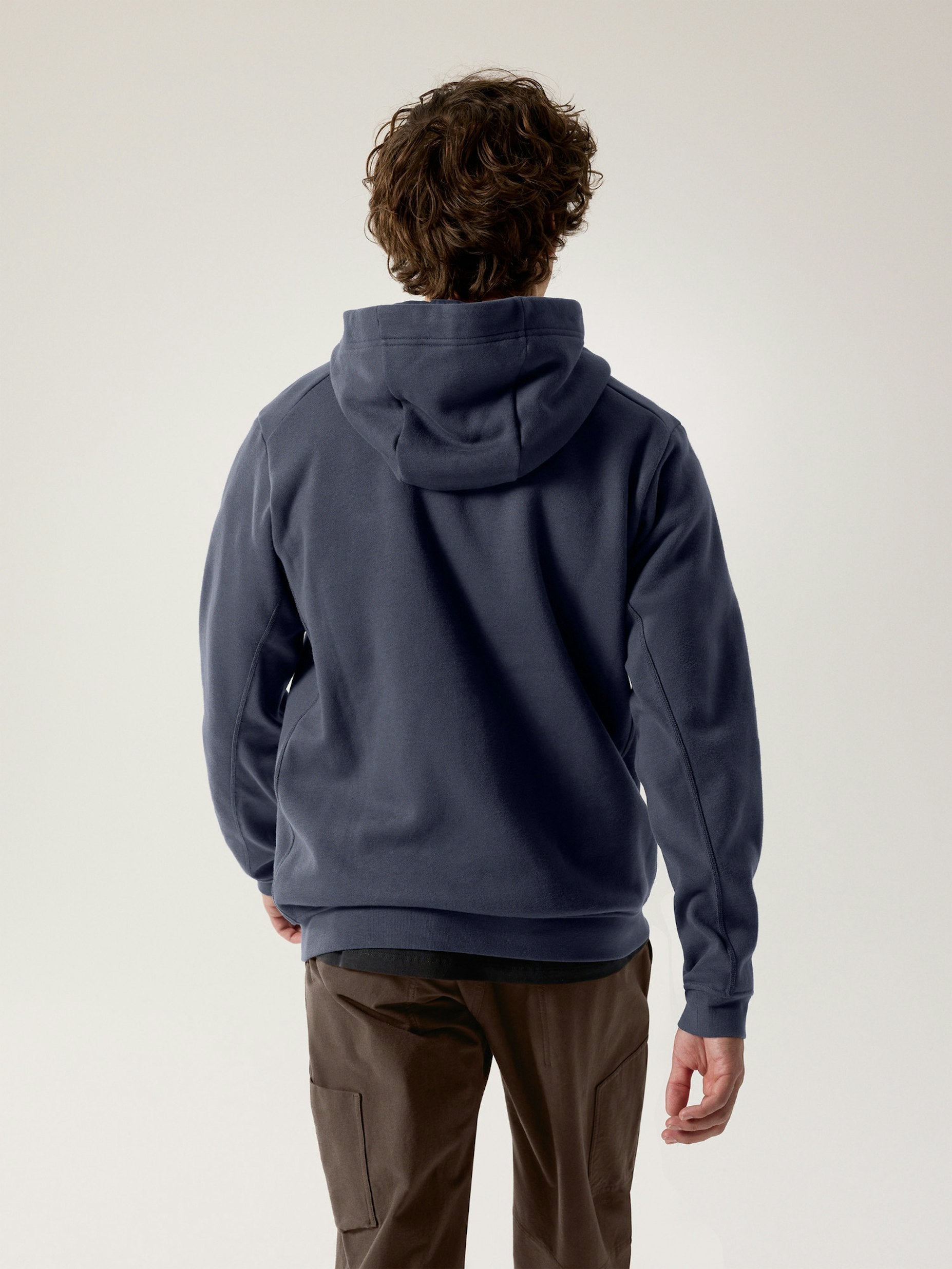 Mann Embleme Fleece Full Zip Hoody Pullover Black Saphire