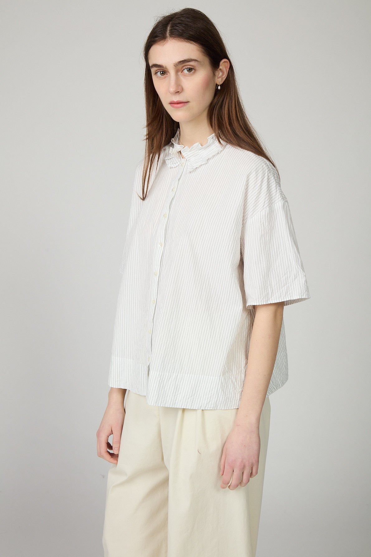 Camicia Nala Donna White/Blue