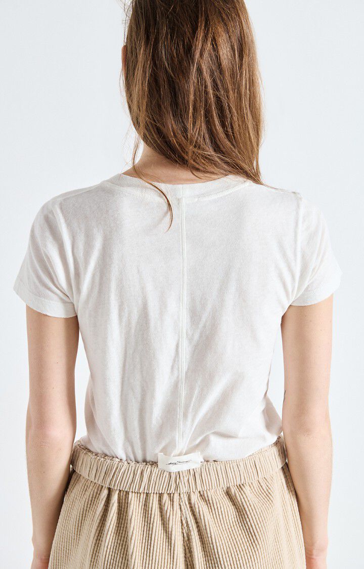 T-shirt Gamipy Neck Donna Blanc