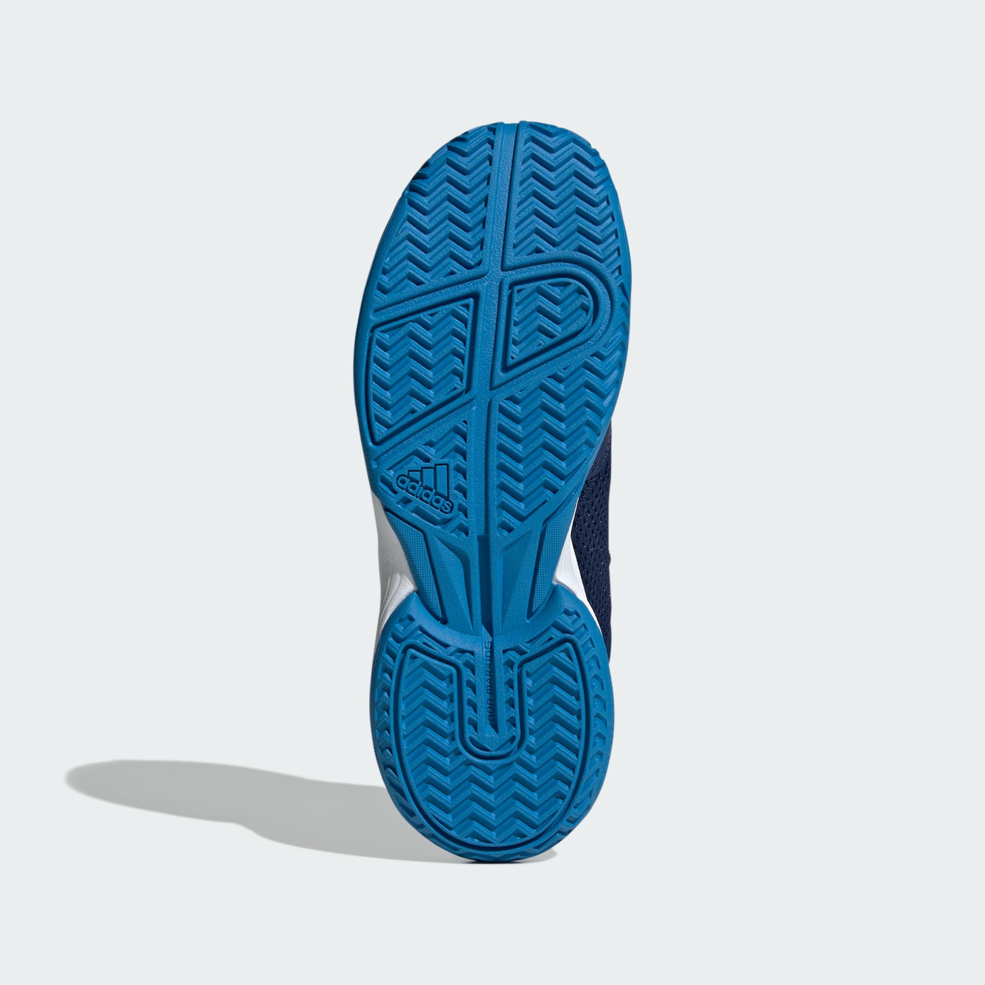Junior Courtflash Tennis Shoes Dark Blue /Cloud White