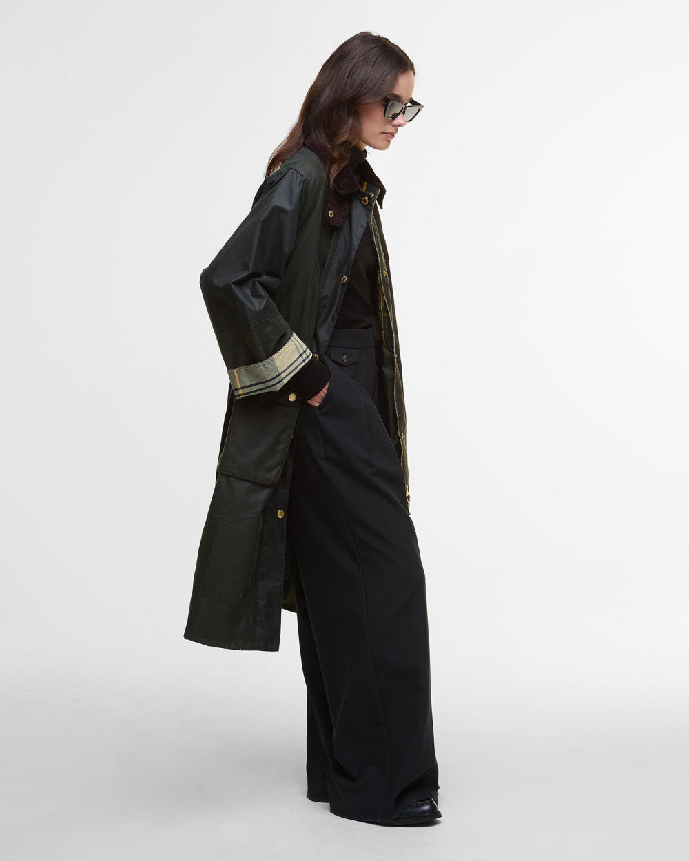 Manteau Milda Femme Fern/Sage/Tartan