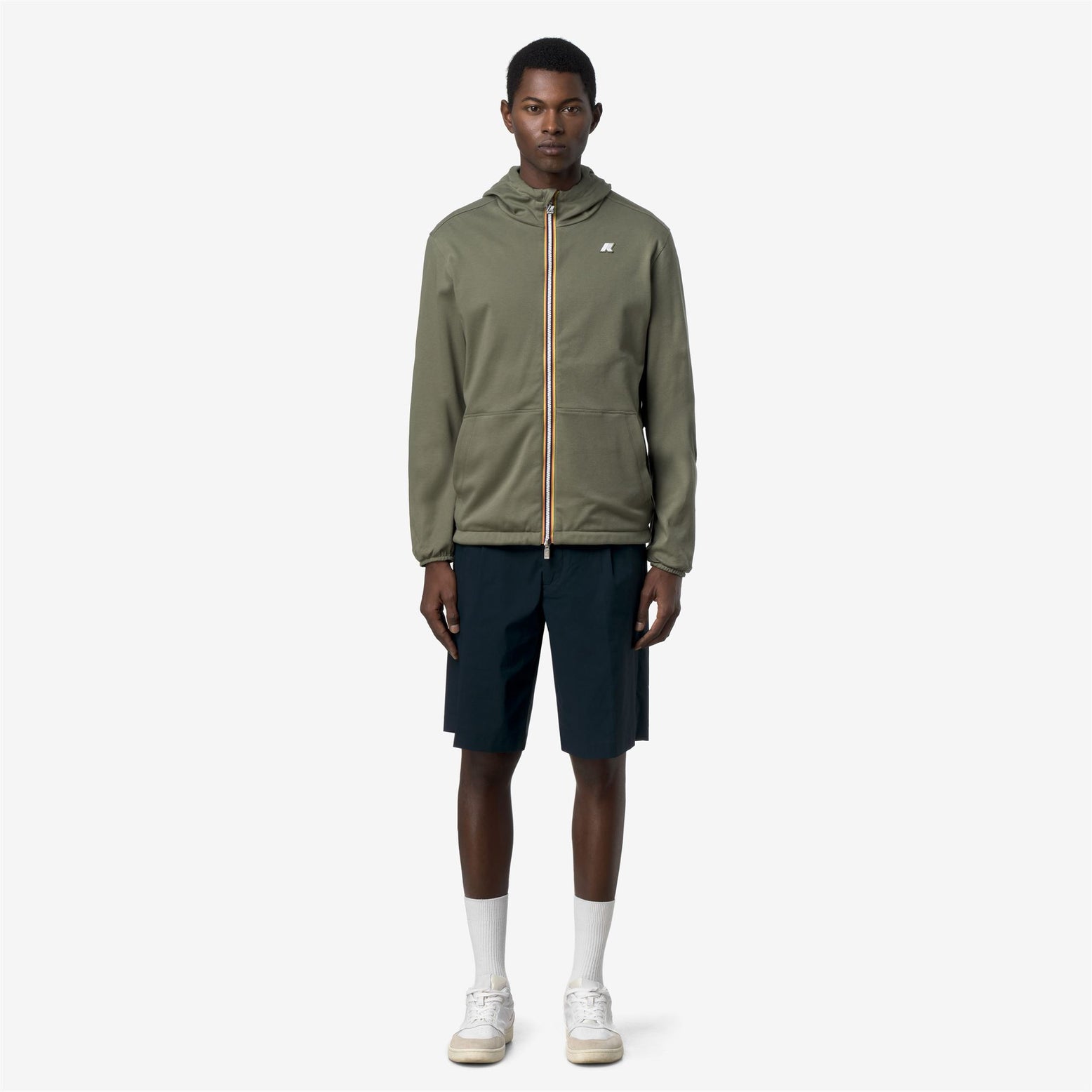 Giacca Jeke Reversible Interlock Green Lichen/Blue Depth