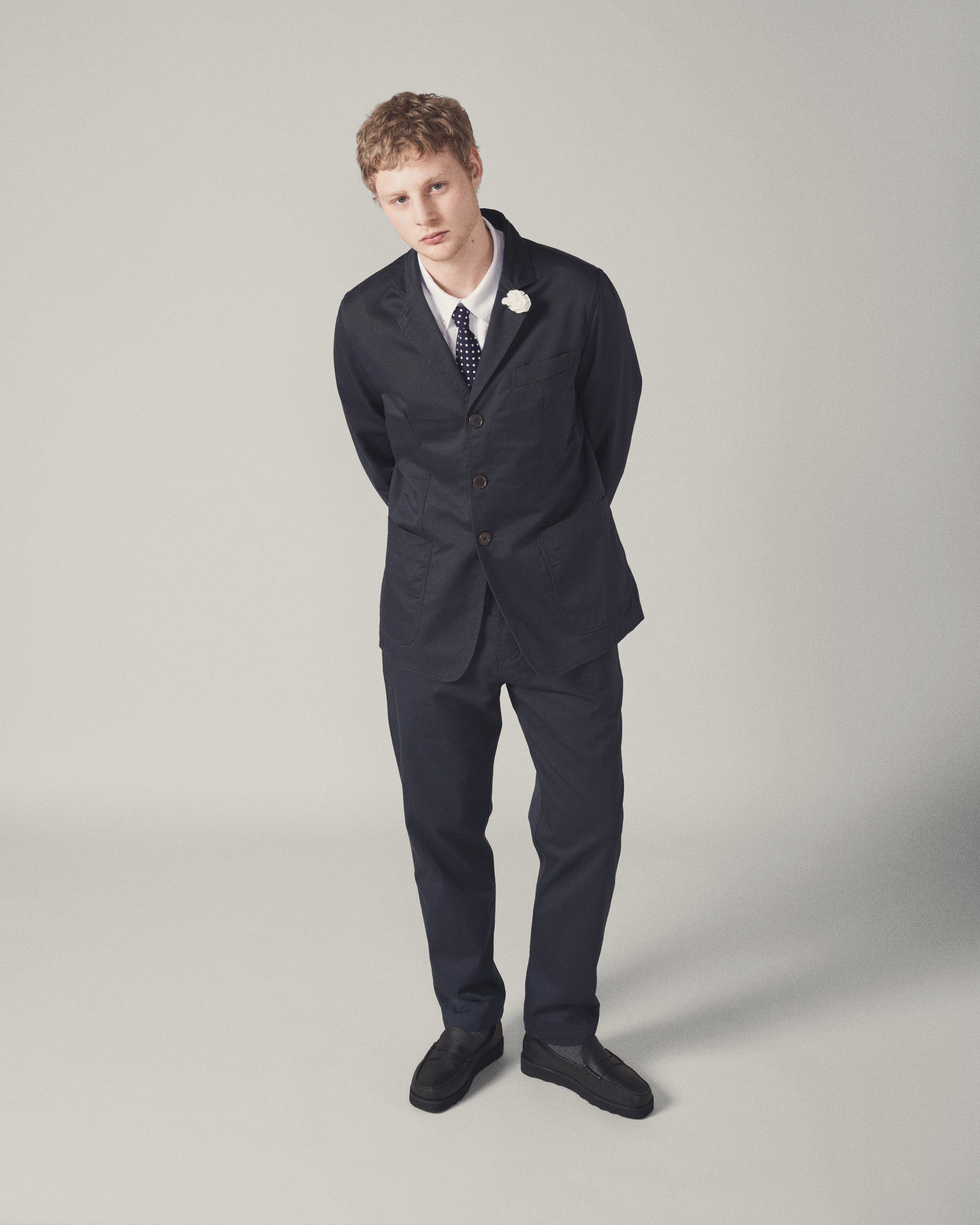 Pantaloni Twill Military Uomo Navy