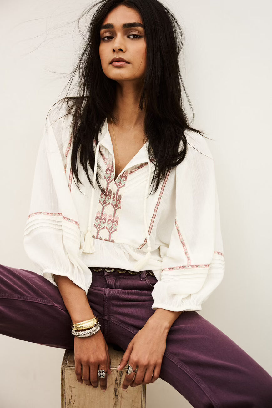 Women's Poeme Shirt Ecru