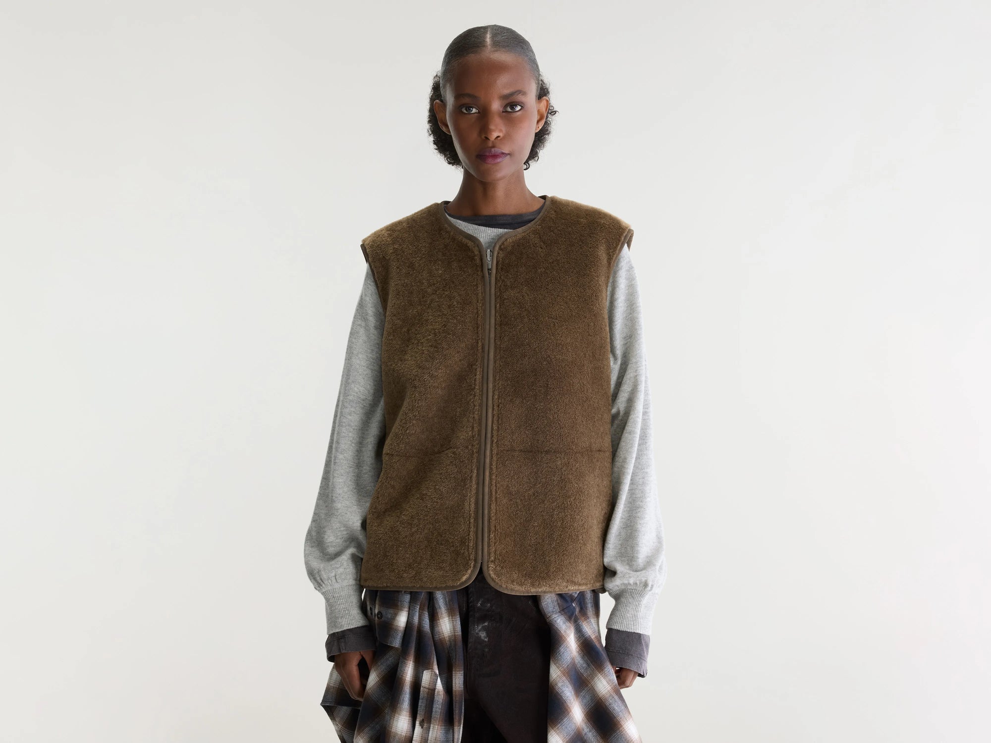 Gilet Elinor Donna Mocca
