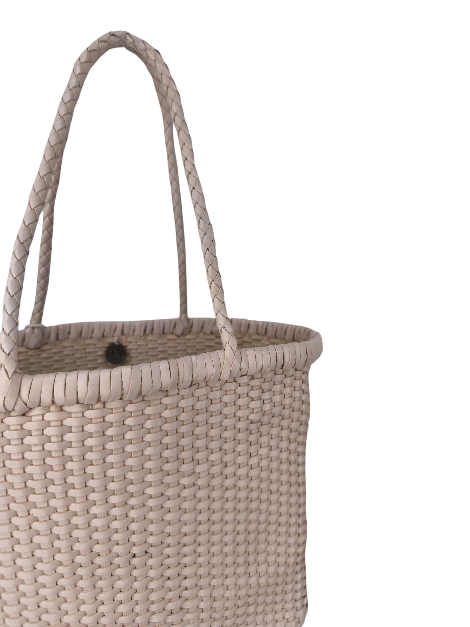 Bolsa Weave Basket Small Mujer Sand