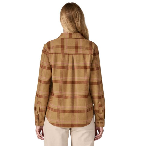 Camicia Fjord Flannel Donna Old Spruce/Nest Brown