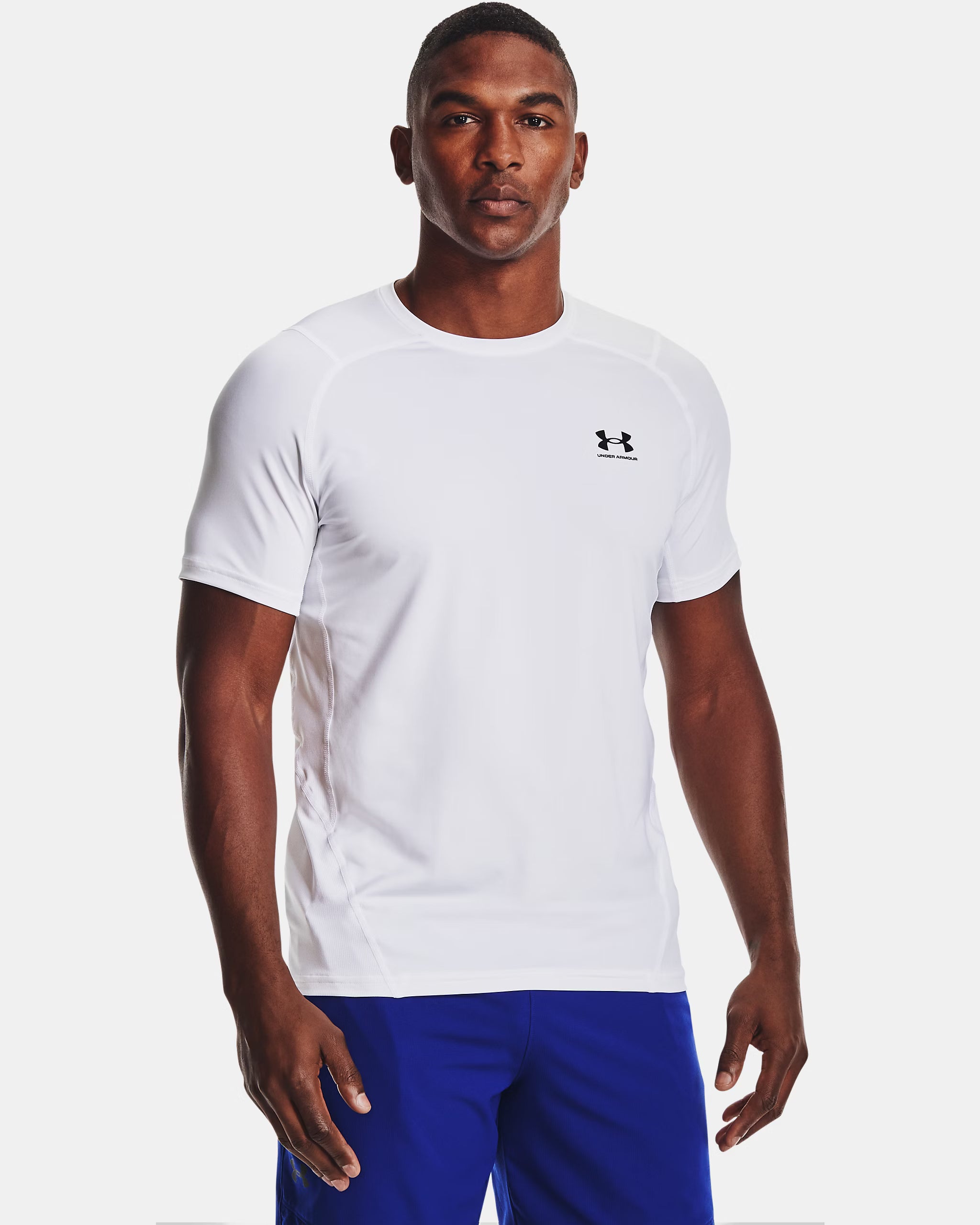 T-shirt HeatGear Fitted Uomo White