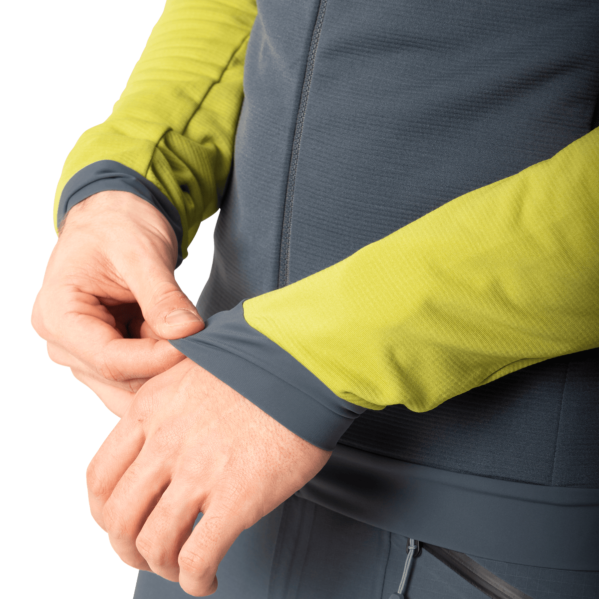Pull Radical Polartec Hooded Homme Golden Lime