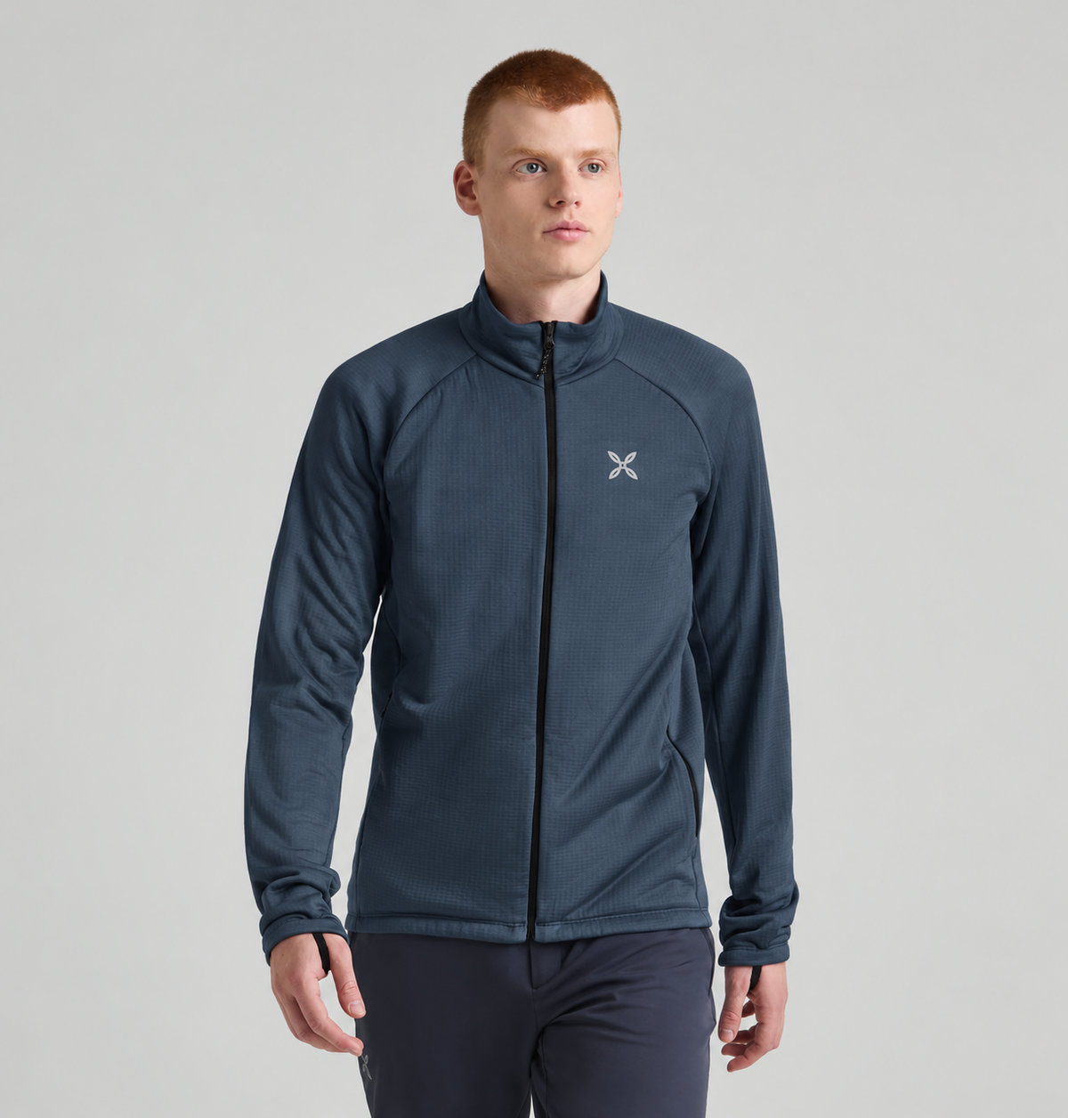 Maglia Fadis Grid Uomo Blueberry