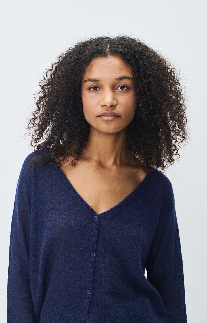 Frau Dumy Strickjacke Navy