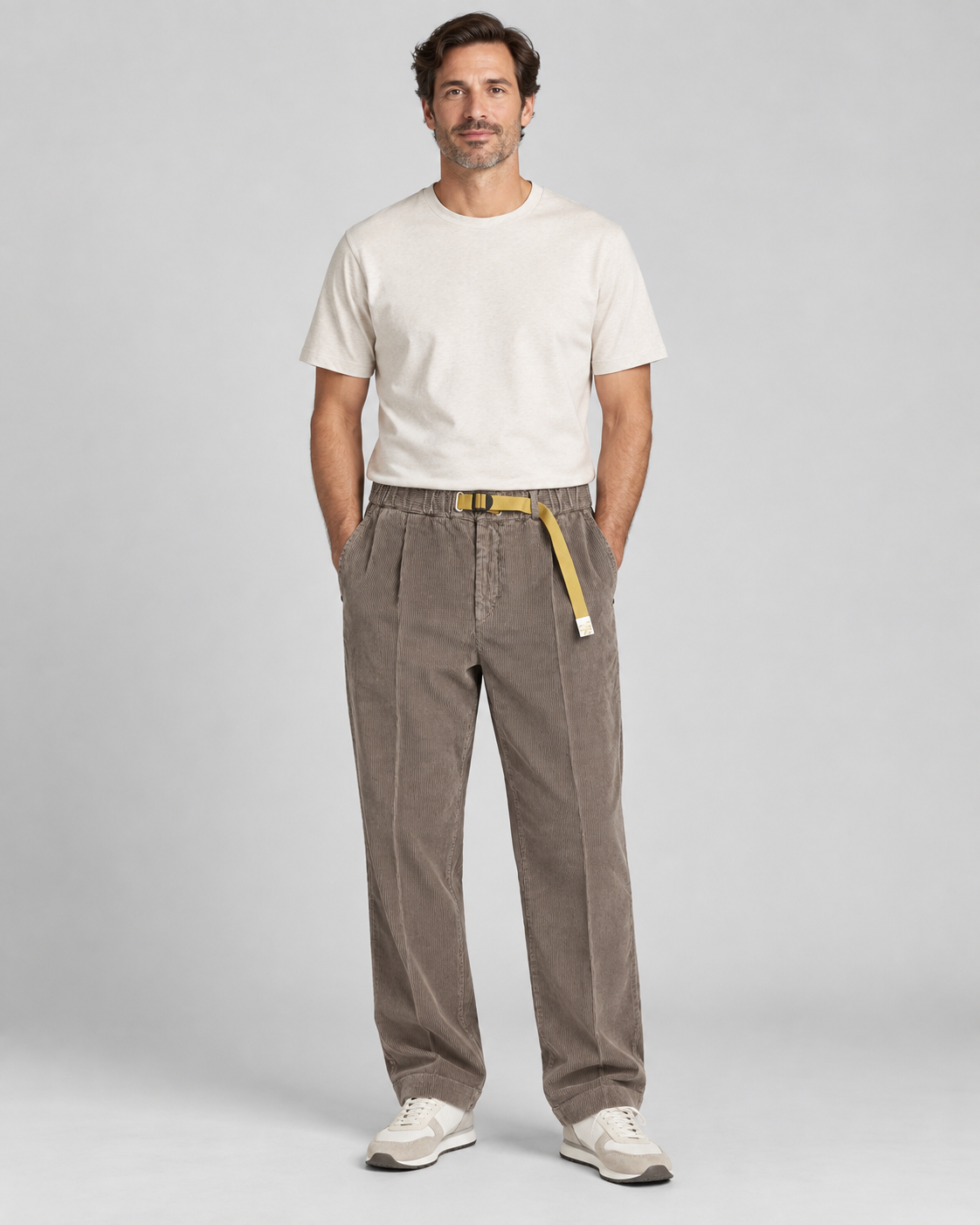 Pantalon Greg Corduroy Hombre Ash