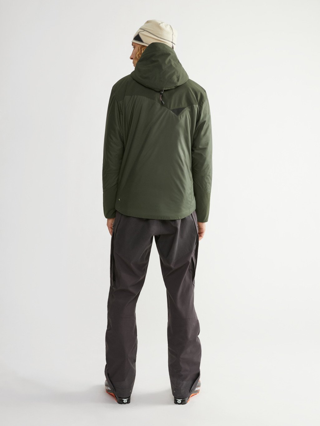 Chaqueta Urd Hood Hombre Rosin Green