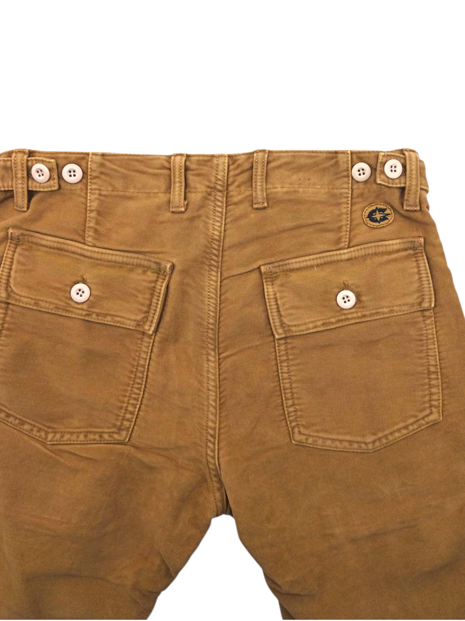Pantaloni Moleskine Uomo Tobacco